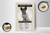 Holzschild Spruch 12x18 cm Yorkshire Terrier Eigentumsrechte