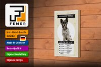 Holzschild Spruch 12x18 cm Yorkshire Terrier Eigentumsrechte