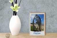 Holzschild Reise 12x18 cm Cairns Australien Strand Meer Natur