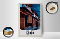 Holzschild Reise 12x18 cm Kyoto Japan Asien Stadt Urlaub