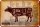 Blechschild Kuh 18x12cm Beef cuts Organic Metzgerei