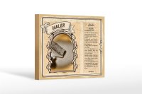 Holzschild Berufe 18x12 cm Maler Meister der Farben...