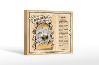 Holzschild Berufe 18x12 cm Musikerin Meisterin der Noten...