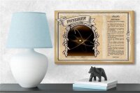 Holzschild Berufe 18x12 cm Physiker präzise Naturwissenschaft