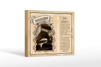 Holzschild Berufe Tischlerinexperte 18x12 cm Geschenk