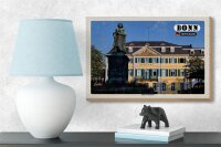 Holzschild Städte Bonn Beethoven Denkmal Architektur 18x12 cm
