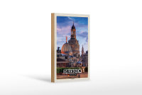 Holzschild Städte Dresden Deutschland Frauenkirche...