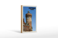 Holzschild Städte Cottbus Spremberger Turm...