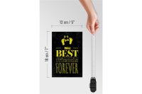 Holzschild Spruch Freunde You I best friends forever 12x18 cm