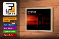 Holzschild Städte Bremen Deutschland Molenfeuer 18x12 cm Dekoration