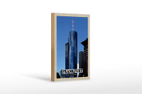 Holzschild Städte Frankfurt Main Tower Ausblick...