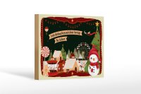 Holzschild Spruch Frohe Weihnachten ihr Lieben Geschenk...