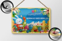Blechschild Ostern Ostergrüße 18x12cm BERNAU...