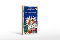 Holzschild Weihnachtsgrüße HIDDENHAUSEN...