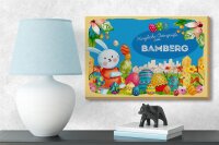 Holzschild Ostern Ostergrüße 18x12 cm BAMBERG Geschenk Dekoration