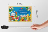 Holzschild Ostern Ostergrüße 18x12 cm CLOPPENBURG Geschenk