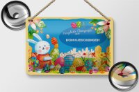 Blechschild Ostern Ostergrüße 18x12cm...