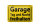 Blechschild Hinweis 18x12cm Garage Tag und Nacht freihalten