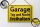 Blechschild Hinweis 18x12cm Garage Tag und Nacht freihalten