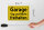 Blechschild Hinweis 18x12cm Garage Tag und Nacht freihalten