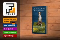 Holzschild Spruch 12x18cm Staffordshire Bullterrier Hund