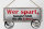 Blechschild Spruch 27x10cm wer spart hungert bloß für Erben Dekoration