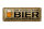 Blechschild Spruch 27x10cm Leben ohne Bier möglich sinnlos Dekoration
