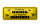 Blechschild Spruch 27x10cm frischer Honig eigene Imkerei Dekoration
