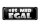 Blechschild Spruch 27x10cm # is mir egal Dekoration