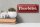 Blechschild Hinweis 27x10cm Einzelstück rotes Schild