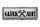 Blechschild Spruch 27x10cm Glück auf Hammer Bergbau Dekoration