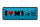 Blechschild Spruch 27x10cm I love my Bike Fahrrad Dekoration