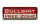 Blechschild Hinweis 27x10cm Bullshit Free Zone freie Zone Dekoration