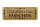 Blechschild Hinweis 27x10cm draußen nur Fässchen Dekoration