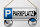 Blechschild Parken 27x10cm Parkplatz rechts Dekoration