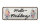 Blechschild Hinweis 27x10cm Hallo Frühling Dekoration