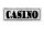 Blechschild Spruch 27x10cm Casino Spiele Spielbank Dekoration