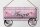 Blechschild Spruch 27x10cm Auszeit Herzen rosa Dekoration