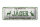 Blechschild Spruch 27x10cm Hier wohnt ein Jäger mit der Beute