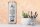 Blechschild Spruch 10x27 cm Wir lachen und leben zusammen Dekoration
