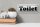 Blechschild Hinweis 27x10 cm holländisch Toilet Toilette Dekoration