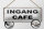 Blechschild Hinweis 27x10 cm holländisch Ingang Cafe Dekoration