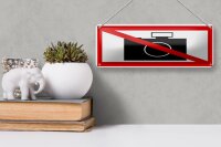 Blechschild Hinweis 27x10 cm Fotografieren verboten Dekoration