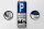 Blechschild Parken 10x27cm nur Parkausweis für Behinderte Dekoration
