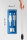 Blechschild Hinweis 10x27cm WC Piktogramm Toilette Wanddeko Dekoration