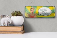 Blechschild Spruch I´m on the Gin & Tonic Diet 27x10cm Dekoration