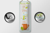 Blechschild Rezept Moscow Mule Cocktail Recipe 10x27cm Dekoration
