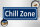 Holzschild Chill Zone 27x10cm Wellness Entspannen