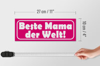 Holzschild Spruch 27x10cm Beste Mama der Welt
