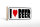 Holzschild Bier Spruch 27x10cm I Love Beer
